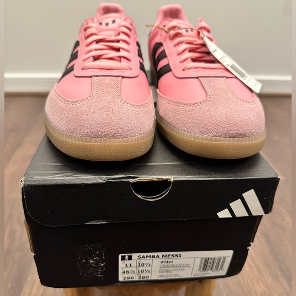 Adidas Men’s Samba Messi Soccer Pink & Black Shoes Sneakers, JP7844, Size 11 - Picture 5 of 10